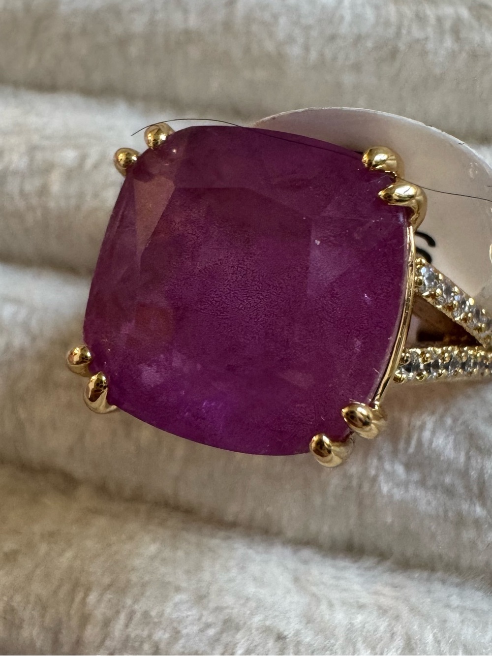 Endless Horizon - Purple Flourite Gold Plating - 26 OG Ring
